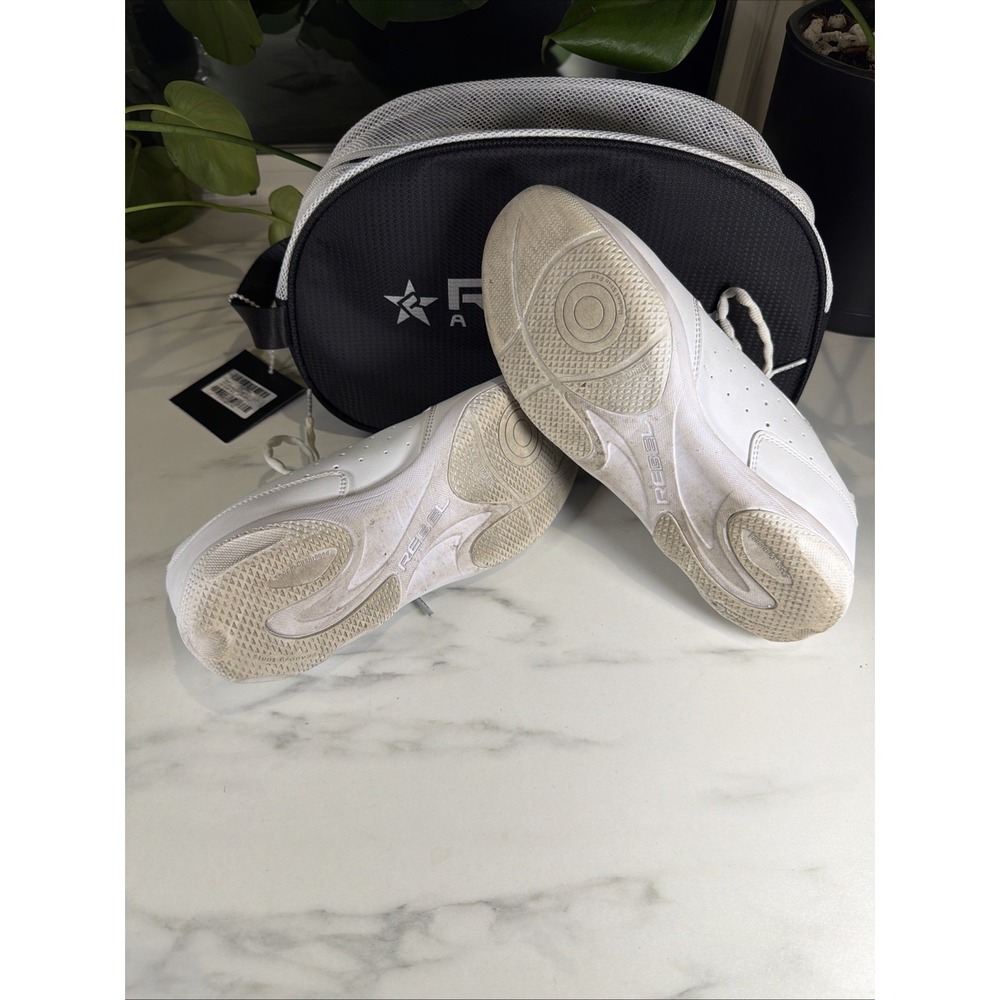 Rebel Athletics Rise II Cheer Shoes White Size 9.5 & Travel Bag - Picture 3 of 3